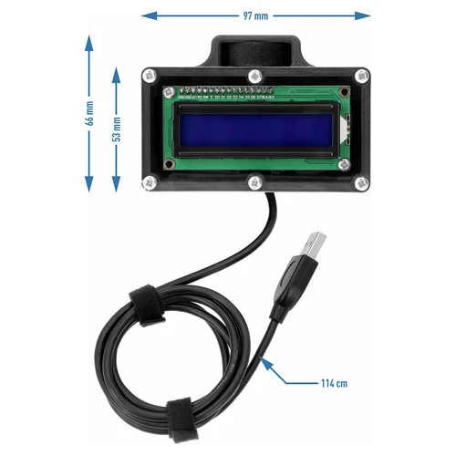 hawkSTILL Wi-Fi IQ rinkinys – distiliavimo termometras su Wi-Fi ir ekranu - 7