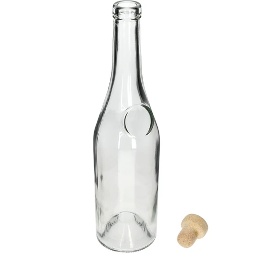 Herbowa 500 ml butelis su grybuko formos kamščiu, 1 vnt. - 2