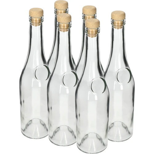 Herbowa 500 ml butelis su grybuko formos kamščiu, 1 vnt. - 7