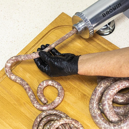 Horizontalus dešrų kimštuvas 1,5 kg su silikoniniu stūmokliu - 13