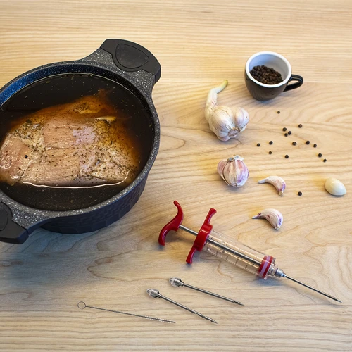 Injekcinis švirkštas 30ml + 3 adatos + valymo šepetėlis - 11