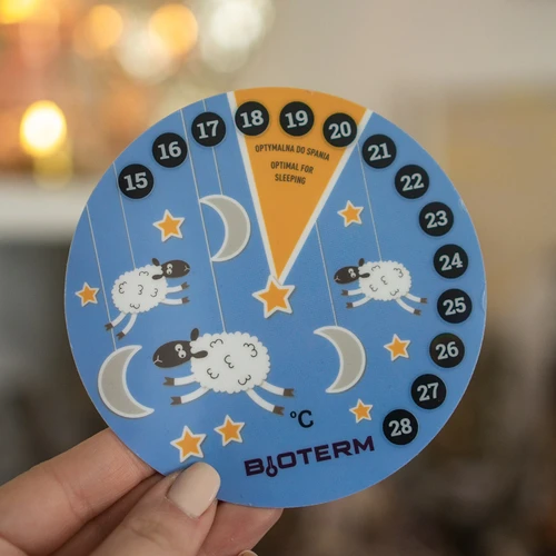 Kambario termometras, skystųjų kristalų, vaikiškas Ø 11 cm - 3