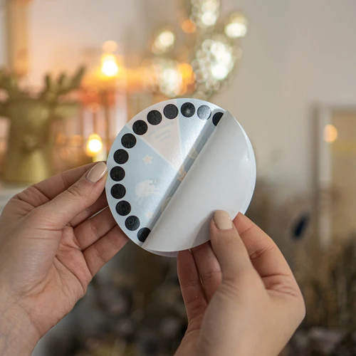 Kambario termometras, skystųjų kristalų, vaikiškas Ø 11 cm - 4