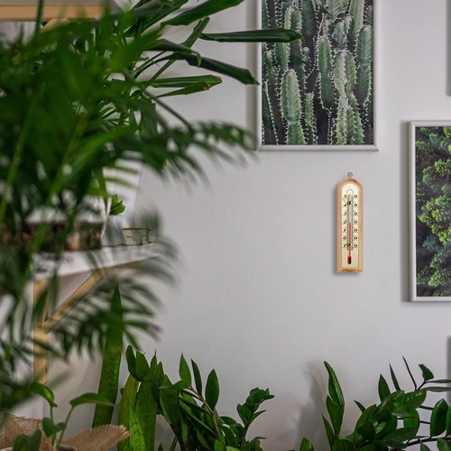 Kambario termometras su auksine skale (nuo -10 °C iki +50 °C) 16 cm - 5