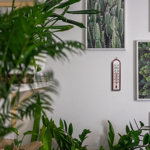 Kambario termometras su sidabrine skale (nuo -10 °C iki +50 °C) 16 cm, mišrus asortimentas - 6