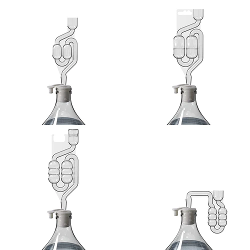 Kamštis balionui fi 26/28 mm su uždarymu - 4