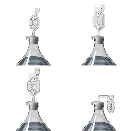 Kamštis demižonui fi 40/43 mm su dangteliu - 4