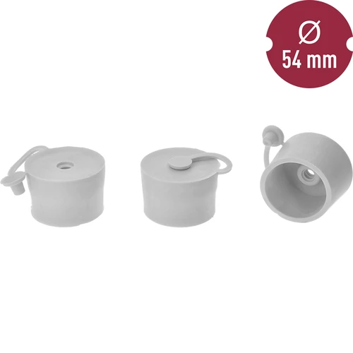 Kamštis demižonui fi 54 mm su uždarymo kamšteliu - 2