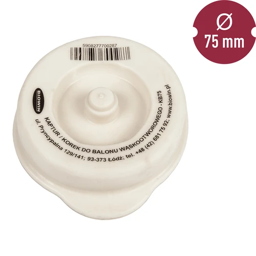 Kamštis / gaubtas balionams su siauru kakleliu fi 75 mm - 2