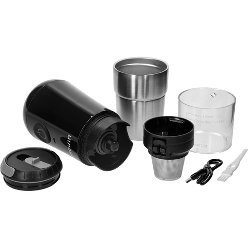 Kavos malūnėlis - elektrinis, girninis, su plikytuvu ir puodeliu - 6