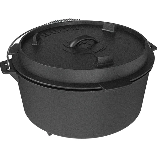 Ketaus pakabinamas katilas su keptuve - 3