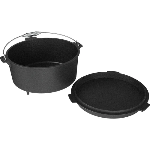 Ketaus pakabinamas katilas su keptuve - 5