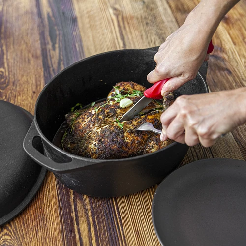 Ketaus puodas kepimui orkaitėje, 5,5 l - 8