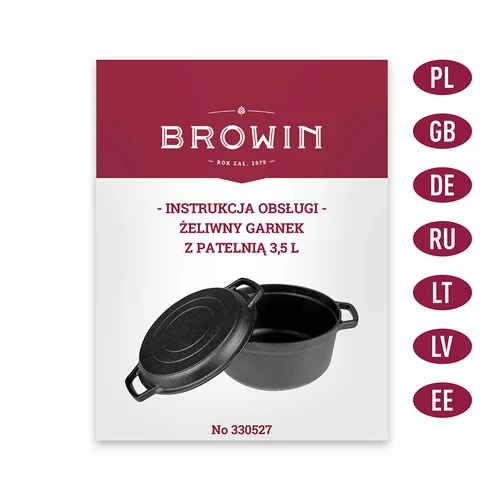 Ketinis puodas su keptuve, 3,5 L - 10