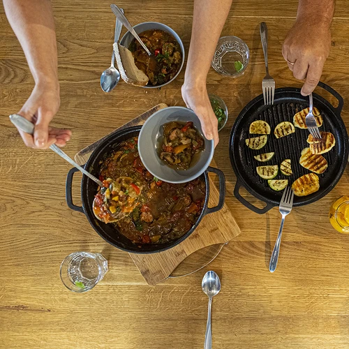 Ketinis puodas su keptuve, 3,5 L - 15