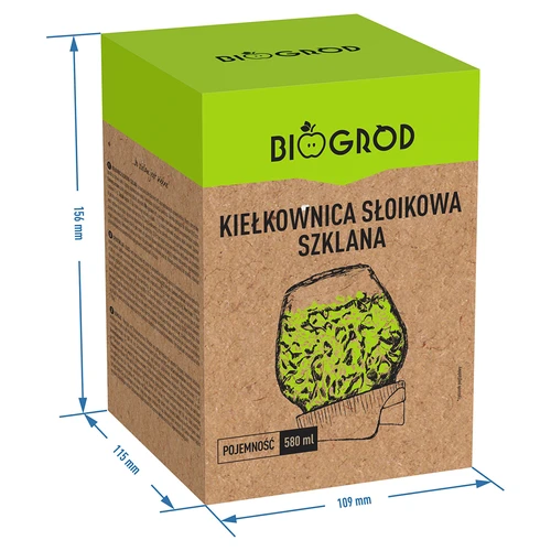 Kiełkownica słoikowa Twist-off + 5 opakowań nasion - 7