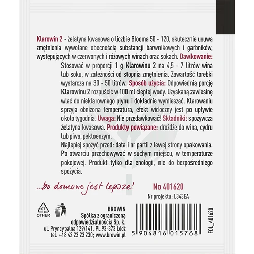 Klarowin 2 - środek klarujący - 2
