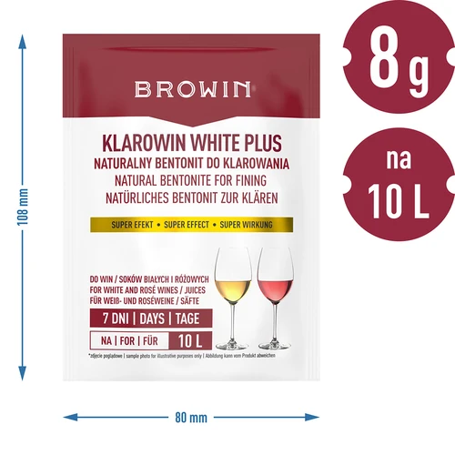 Klarowin White Plus - skaidrinimo priemonė 8 g - 5