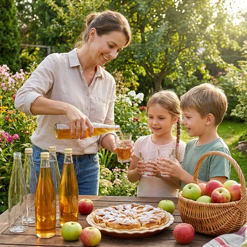 Klubowa butelis 500 ml su auksiniu užsukamu dangteliu, rinkinys 6 vnt. - 9