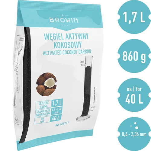 Kokoso kevalo aktyvuota anglis 0,86 kg - 2