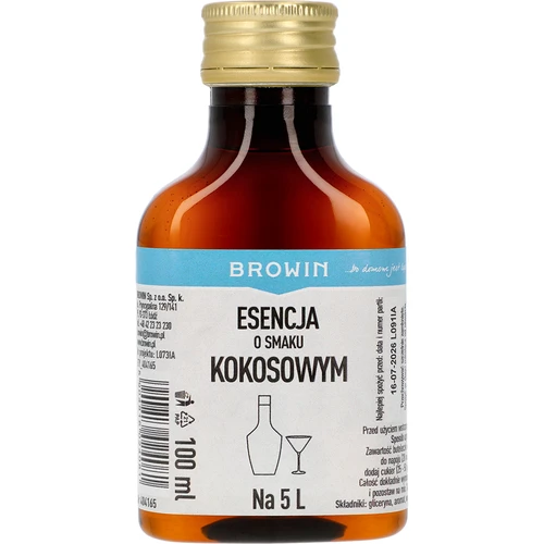 Kokoso skonio esencija, skirta 5 L - 100 ml