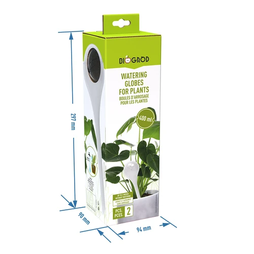 Kule nawadniające do roślin, przezroczyste, 400 ml, 2 szt. - 6