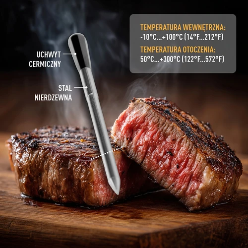 Kulinarinis termometras su belaidžiu Bluetooth zondu - 8