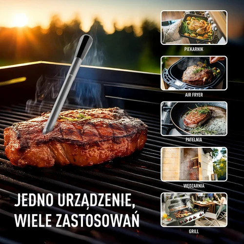 Kulinarinis termometras su belaidžiu Bluetooth zondu - 9