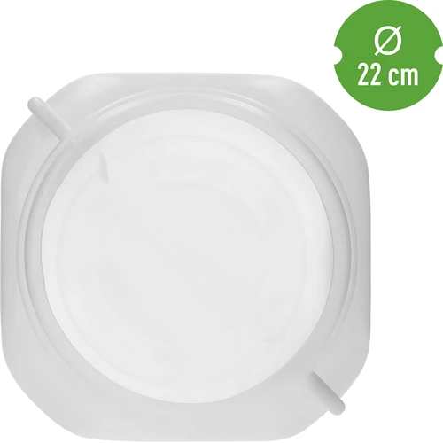 Kvadratinė 30 l statinė, balta, su rankenomis, Sterk - 5