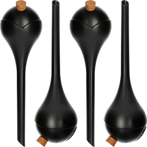 Laistymo burbulai augalams, juodi matiniai, su kamščiu, 400 ml, 4 vnt.