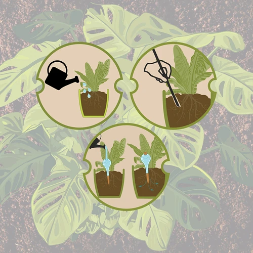 Laistymo burbulas augalams, juodas matinis, su keraminiu smaigaliu (pakuotėje) 400 ml - 6