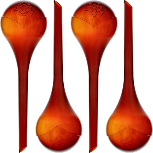 Laistymo kamuoliai augalams, skaidrūs, gintaro atspalvio, 400 ml, 4 vnt.