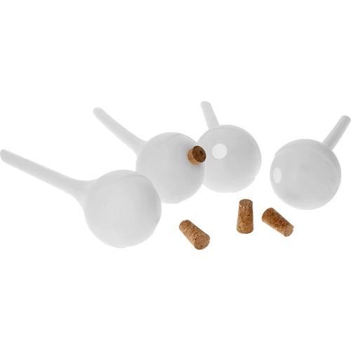 Laistymo rutuliai augalams, balti pusiau permatomi su kamščiu, 400 ml, 4 vnt. - 3