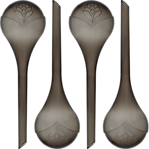 Laistymo rutuliai augalams, juodi permatomi, 400 ml, 4 vnt.