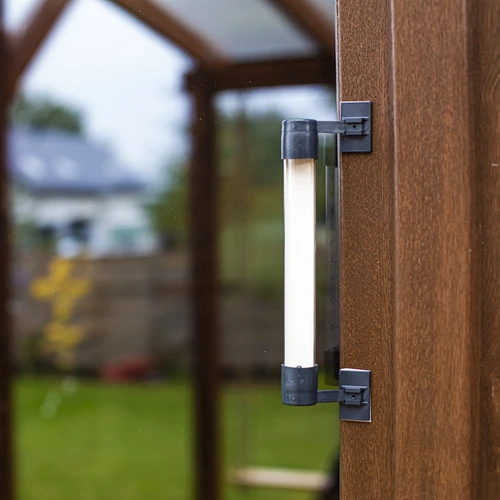 Lauko termometras, antracito spalvos (nuo -60 °C iki +50 °C), 23 cm - 4