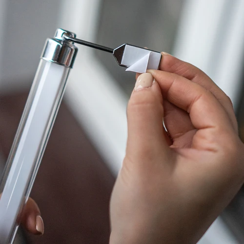 Lauko termometras su metaliniu rėmeliu (-50 °C iki +50 °C) 20 cm - 5