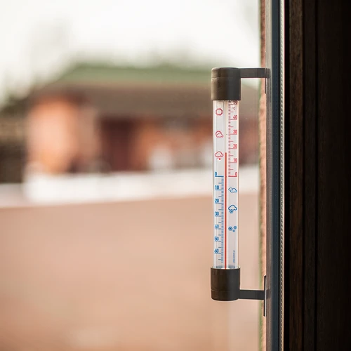 Lauko termometras su permatoma skale (-70°C iki +50°C) 23cm mix - 5