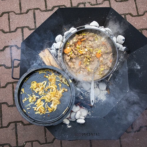 Lauko ugnies dubuo ø 80 cm - loft stiliaus - 13