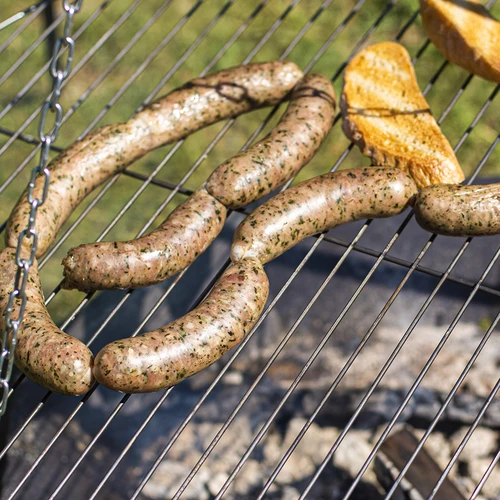 Laužui skirtas trikojis su grotelėmis, 150 cm - 8