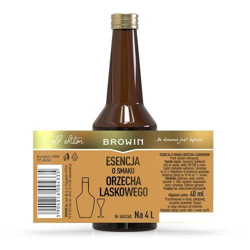 Lazdyno riešuto skonio esencija 4 l alkoholiui – 40 ml - 7