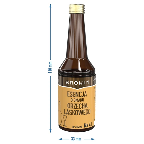 Lazdyno riešuto skonio esencija 4 l alkoholiui – 40 ml - 8