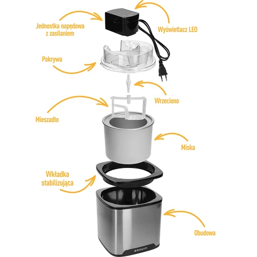 Ledų ir sorbetų gaminimo aparatas - 5