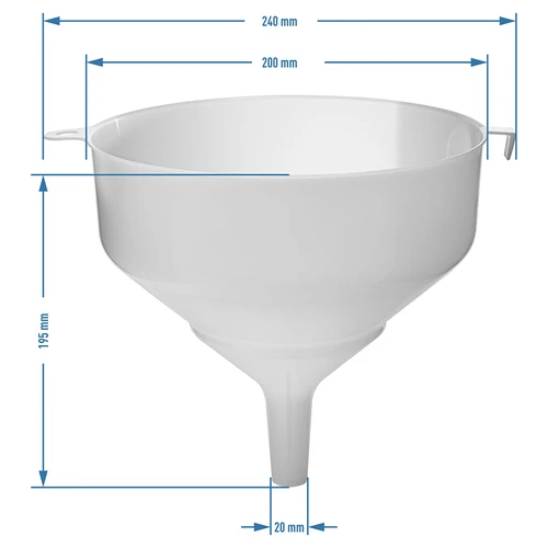Lejek plastikowy fi20cm - 2