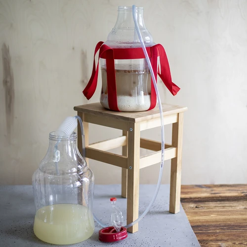 Lengvas, nedūžtantis vyno damižonas su nešimo diržais, 10 l - 16