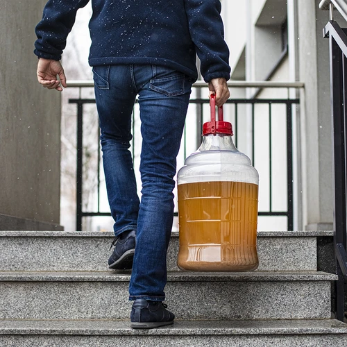 Lengvas, nedūžtantis vyno demižonas su rankena, 25 l - 16