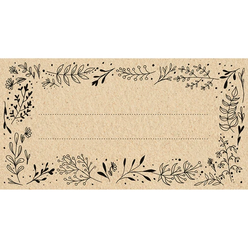 Lipnios eko etiketės 85/45 mm - 20 vnt.