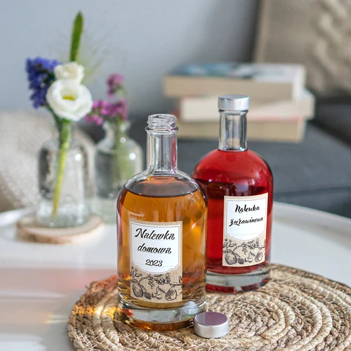 Lipnios etiketės 60 x 90 mm buteliams, stiklainiams, vaisių eskizas - 20 vnt. - 7