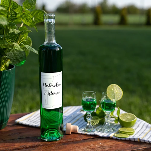 Lipnios etiketės 60 x 90 mm buteliams, užpiltinei, alkoholiui, degtinei - 20 vnt. - 6