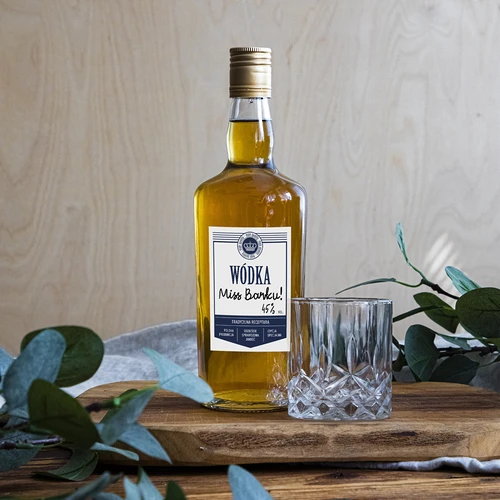 Lipnios etiketės 60x90 mm buteliams, degtinei, baltos, 20 vnt. - 5