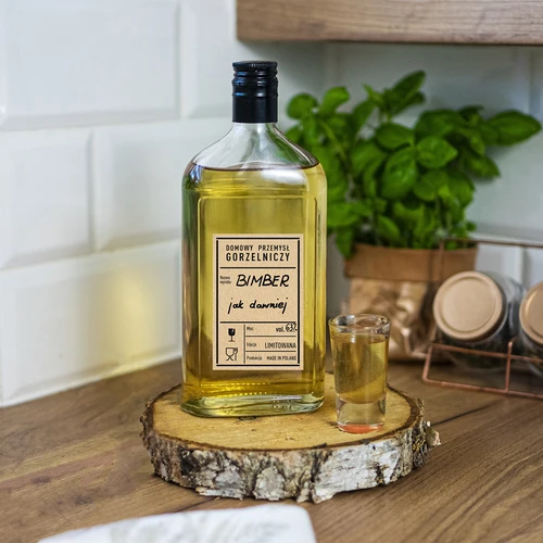 Lipnios etiketės 60x90 mm buteliams, degtinei, PRL, 20 vnt. - 6